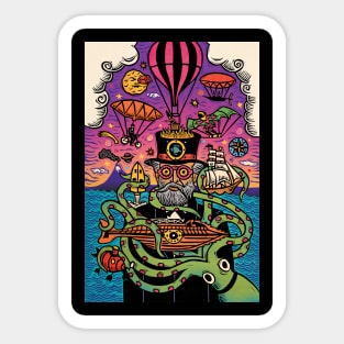 Jules Verne Sticker